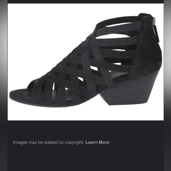 Eileen Fisher Oodle Barley Nubuck Leather Sandal Black , size 10 - Picture 12 of 12